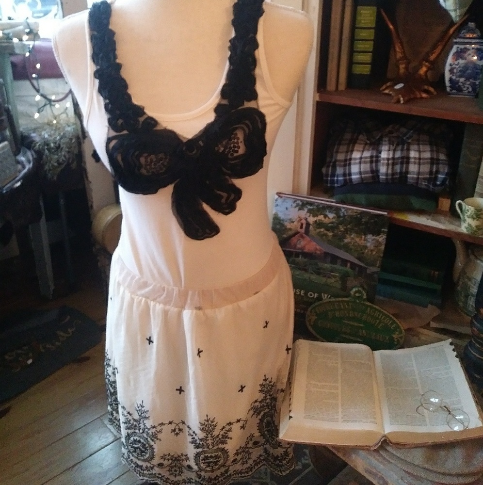 Sleeveless tank top dress by Rhapsody